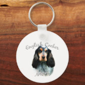Porte-clés Anglais Cocker Spaniel Mom 2 (Verso)