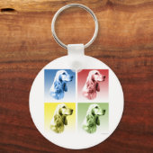 Porte-clés Anglais Cocker Spaniel Pop (Recto)