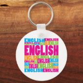 Porte-clés Anglais coloré (Recto)