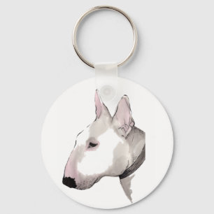 porte-clés anglais de bull-terrier
