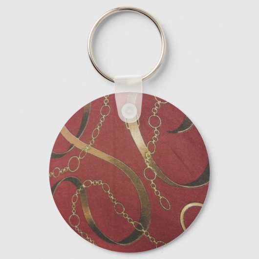 Porte-clés Anglais équestre - Rouge (Recto)