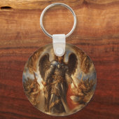 Porte-clés Angle De Protection En Armature Aquarelle (Recto)