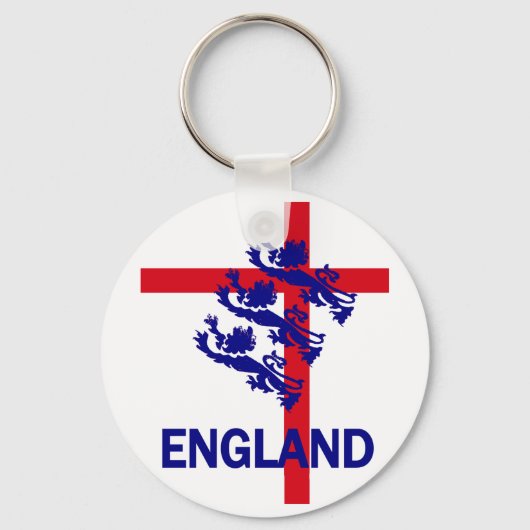 Porte-clés Angleterre Royal standard et St George cross (Recto)