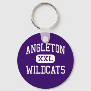 Porte-clés Angleton - Wildcats - Lycée - Angleton Texas