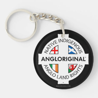 Porte-clés Angloriginal™ 4 Nations Droits fonciers Acrylique