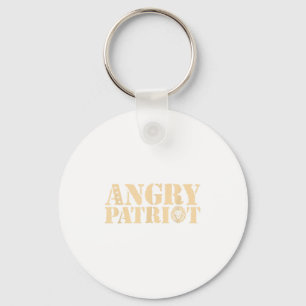 Porte-clés Angry Patriot Américain Drapeau Us Patriot Design 