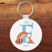 Porte-clés Animal ABC F is for fox key ring (Recto)