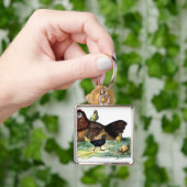 Porte-clés Animal de cru de poulets (main)