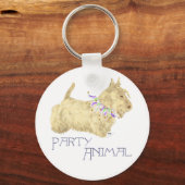 Porte-clés Animal de fête Scottish Terrier (Recto)