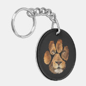 Porte-clés Animal Empreinte de patte Lion (Devant gauche)