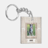 Porte-clés Animal familier fait sur commande de photo (Devant gauche)