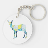Porte-clés Animal géométrique de cerfs communs (Dos)