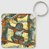Porte-clés AnimalArt_Gorilla_006 (Dos)