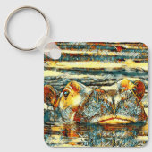 Porte-clés AnimalArt_Hippo_001 (Recto)