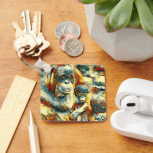 Porte-clés AnimalArt_OrangUtan_015
