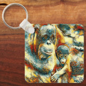 Porte-clés AnimalArt_OrangUtan_015 (Recto)