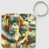 Porte-clés AnimalArt_OrangUtan_015 (Dos)