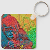 Porte-clés AnimalColor_Gorilla_017 (Dos)