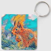 Porte-clés AnimalMix_Squirrel_001 (Dos)