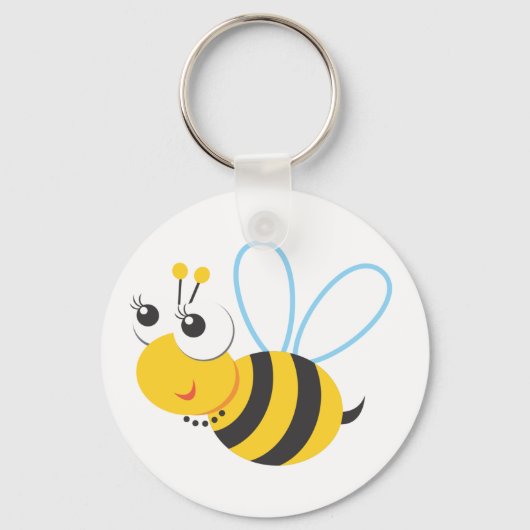 Porte-clés Animaux - Abeille (Recto)