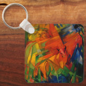 Porte-clés Animaux dans un paysage de Franz Marc (Recto)