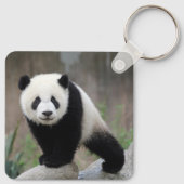 Porte-clés Animaux de bébés cutest | Baby Panda géant (Dos)