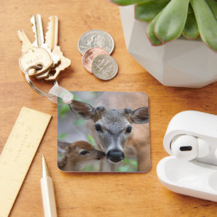 Porte-clés Animaux de bébés cutest Key Deer Stag & Fawn