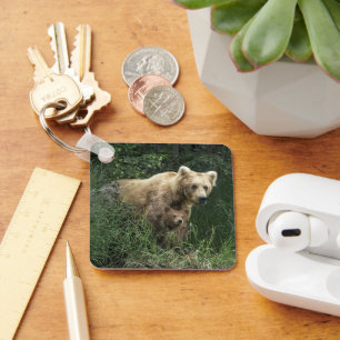 Porte-clés Animaux de bébés cutest   Ours Mama Ours et ses pe