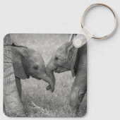 Porte-clés Animaux de bébés cutest | Salutation des éléphants (Dos)