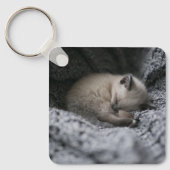 Porte-clés Animaux de bébés cutest | Tiny Kitten Dormir (Recto)