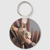 Porte-clés Animaux de ferme âne chantant drôle (Recto)