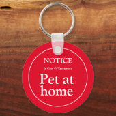 Porte-clés Animaux domestiques (Recto)