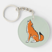 Porte-clés Animaux en voie de disparition - WOLF rouge - Faun (Devant)