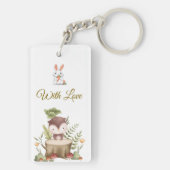 Porte-clés Animaux forestiers des bois (Dos)