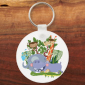 Porte-clés Animaux mignons de safari (Recto)