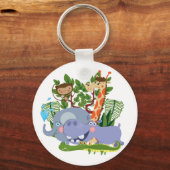 Porte-clés Animaux mignons de safari (Recto)