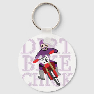 Porte-clés Anime Girl Dirt Bike Chick Porte - clé