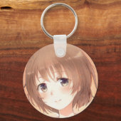 Porte-clés Anime jeune porte - clé brun brun brun (Recto)