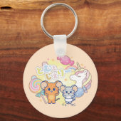 Porte-clés Anime Magique Candyland avec Jerry et Tuffy (Recto)