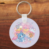 Porte-clés Anime Tom et Jerry Candy Party (Recto)