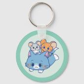 Porte-clés Anime Tom, Jerry et Tuffy (Verso)