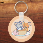 Porte-clés Anime Tuffy et Jerry Cheesecake (Recto)