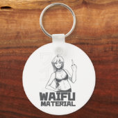 Porte-clés Anime Waifu (Recto)
