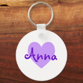 Porte-clés Anna en violet (Recto)