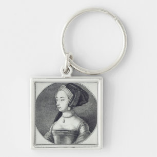 Porte-clés Anne Boleyn, gravé à l'eau-forte par Wenceslaus