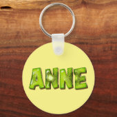 Porte-clés Anne Name Kiwi Design (Recto)