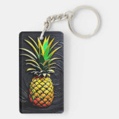 Porte-clés Anneau de clé à ananas (Dos)