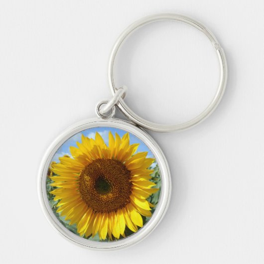 Porte-clés Anneau de clé de tournesol (Devant)