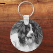 Porte-clés Anneau de clé espagnole Springer anglais (Recto)