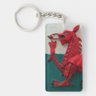 Porte-clés Anneau de clé Welsh Dragon